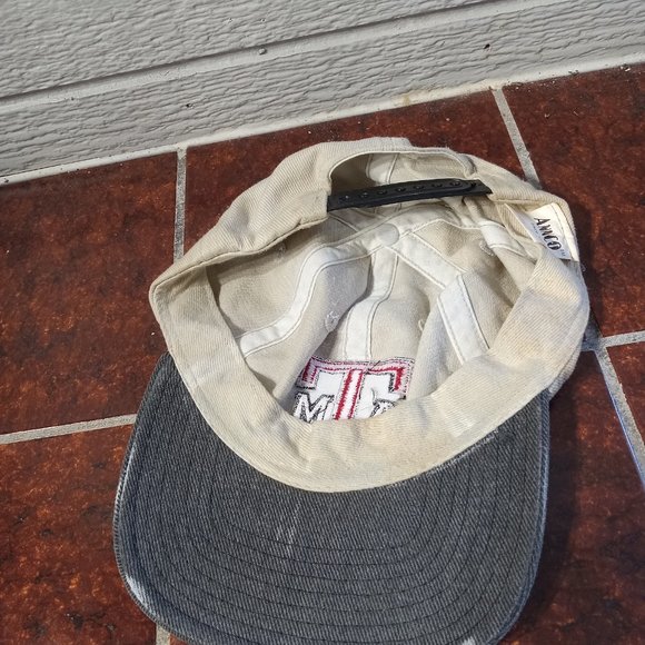 Vintage 90s Annco Texas ATM University Aggies Cap Snapback Hat - Picture 3 of 3